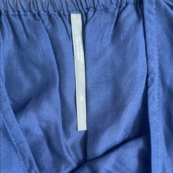 Anthropologie Blue Maxi Spaghetti Strap Sundress Size 2XL / Plus size - Picture 3 of 6